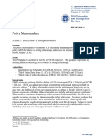 USCIS Policy Memo DNA Evidence of Sibling Relationships