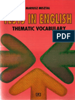 Misztal Mariusz - Tests in English - Thematic Vocabulary.pdf