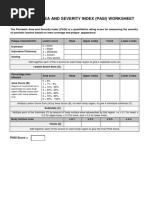 Eczema Area Severity EASI Scoring Tool | PDF | Dermatitis | Dermatology