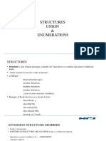 Structures Union & Enumerations