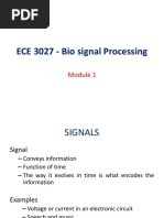 ECE 3027 - Bio Signal Processing