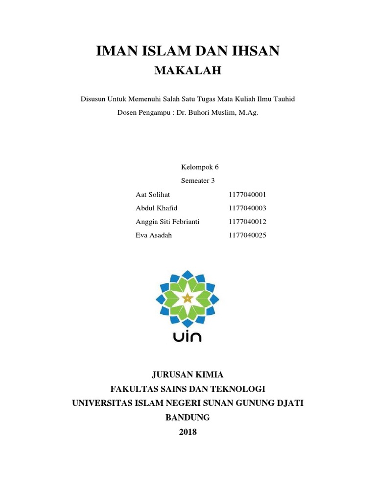 Iman Islam Dan Ihsan | PDF