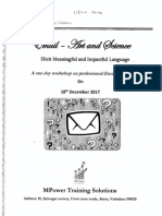 Email Writing Webinar