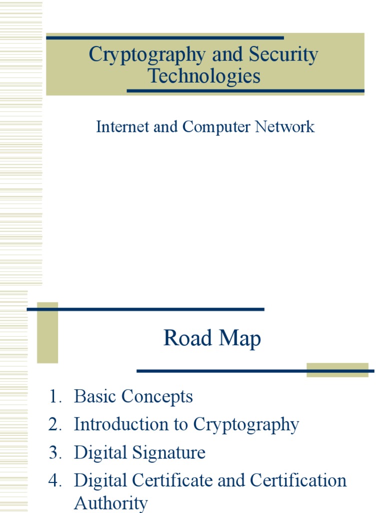 Cryptography Basics and Security Overview | PDF | Public Key ...