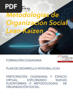 Presentación Lean Training - Instituciones y Organizaciones