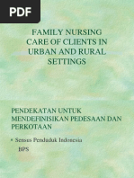 PPT Family Nursing Care in Rural and Urban Setting 