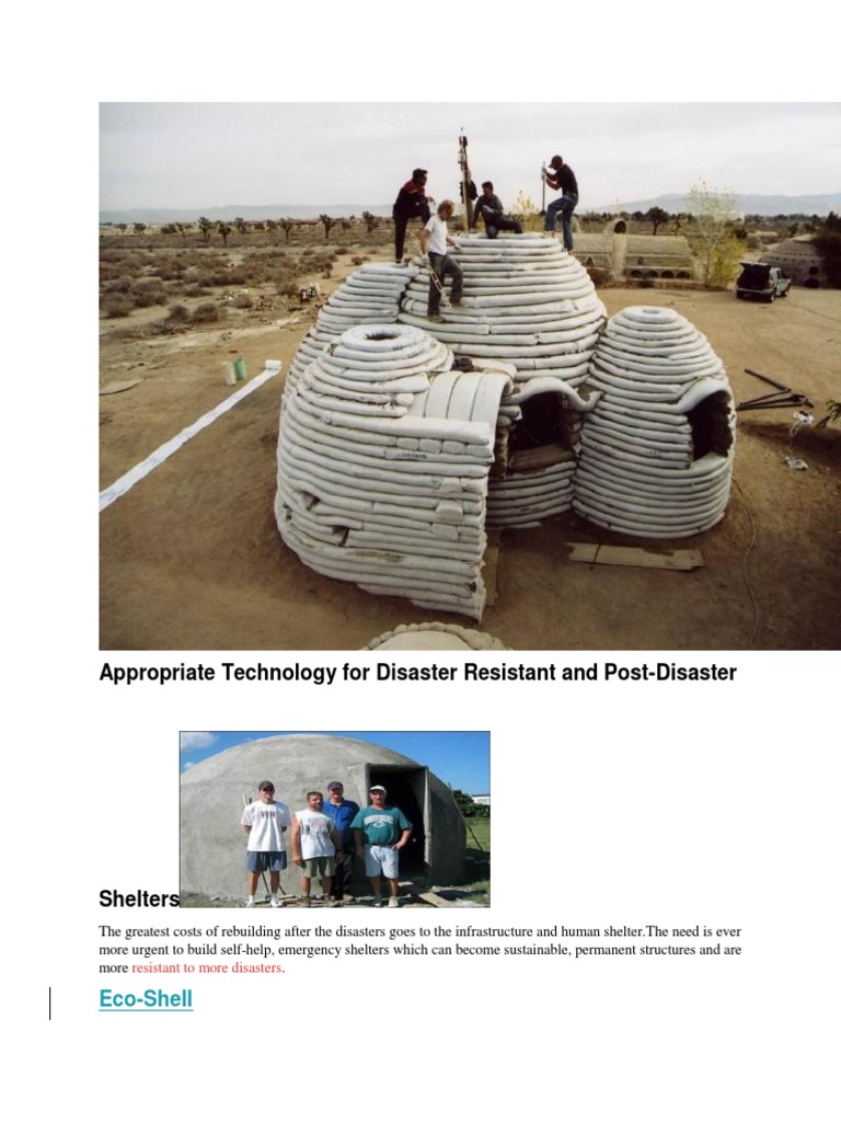 Eco-Shell and Earth Bag Shelters | PDF | Building Technology | Building ...