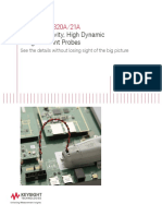 High-Sensitivity, High Dynamic Range Current Probes: Keysight N2820A/21A