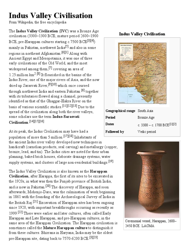 essay on indus valley civilization