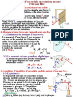 7-Equilibre D'un Solide en Rotation Autour D'un Axe Fixe