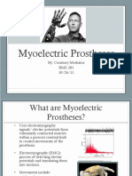 Myoelectric Prostheses: By: Courtney Medeiros BME 281 10/26/11