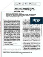 Zinc Deficiency5-Alpha Reductase and Androgen Receptors