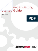 Manager Getting guide  Mastercam 2017