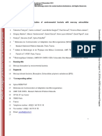 Isolation and characterization of environmental bacteria with mercury extracellular biosorption capacities