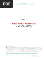 Research Aptitude With 650+ MCQs