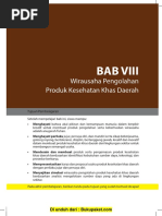 Bab 8 Wirausaha Pengolahan Produk Kesehatan Khas Daerah