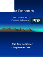 Micro Economics: DR Mohamed I. Migdad Professor in Economics