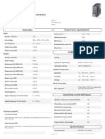 Data Sheet Inversor