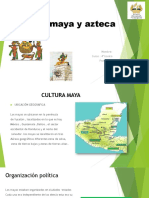 Cultura maya y azteca