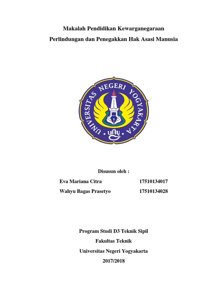 Makalah Perlindungan Dan Penegakan Ham