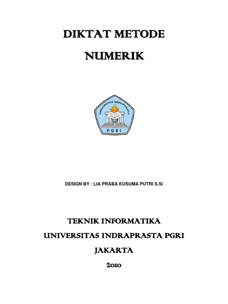 Modul Metode Numerik PDF | PDF