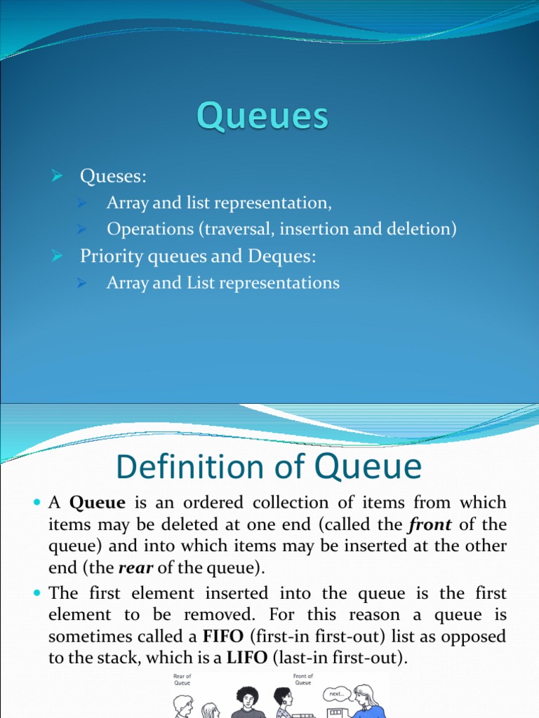 Queue and Priority Queue Operations | PDF | Queue (Abstract Data Type ...
