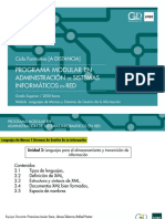 Tema 3 - Lenguajes para El Almacenamiento y Transmisión de Información PDF