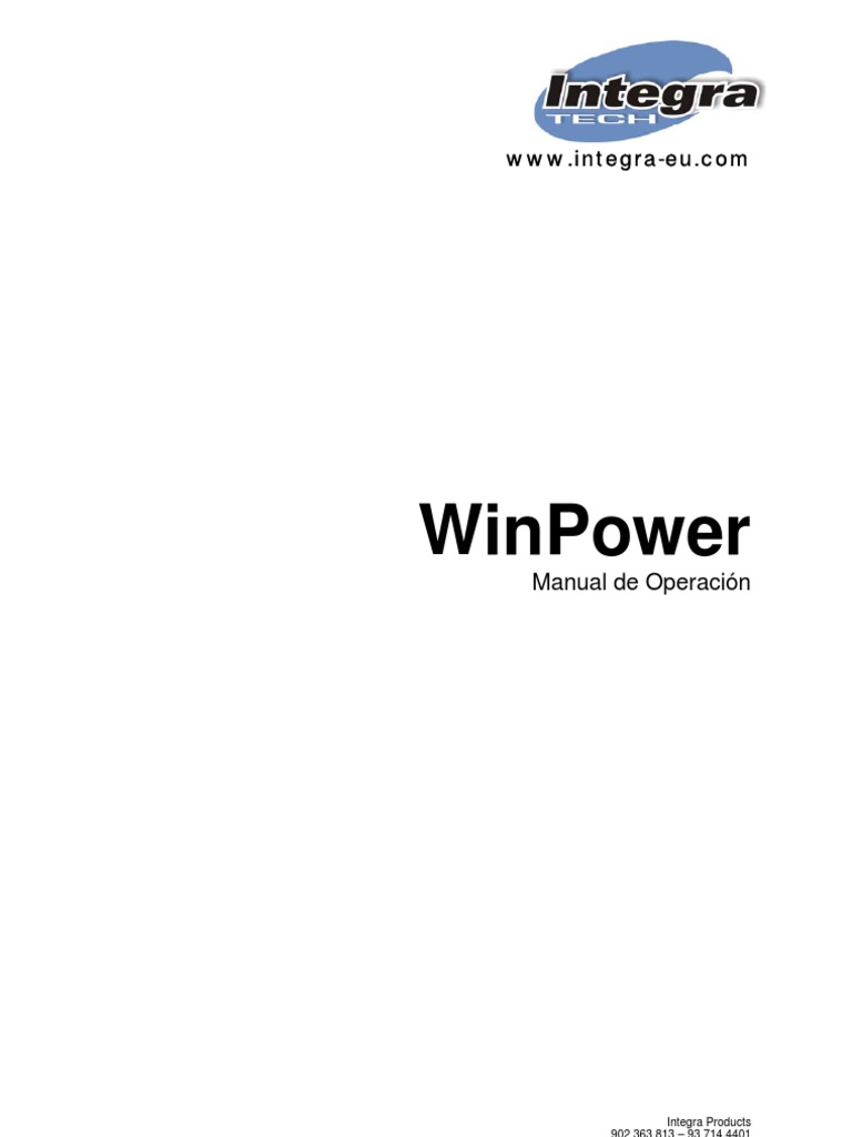 Win Power Manual de Operacion | PDF | Point and Click | Ventana ...