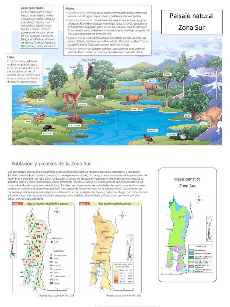 5°A - Zonas Naturales de Chile | PDF