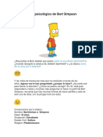 Perfil Psicológico de Bart Simpson