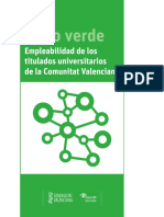 Libro Verde de La Empleabilidad de Los Titulados Unversitarios de La Comunitat Valenciana