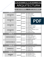 Examenes Noviembre Diciembre 2018 Arquitectura