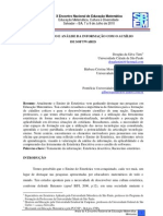 TRATAMENTO E ANÁLISE DA INFORMAÇÃO COM O AUXÍLIO DE SOFTWARES