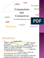 Additionally: Conjunctions and Connectives