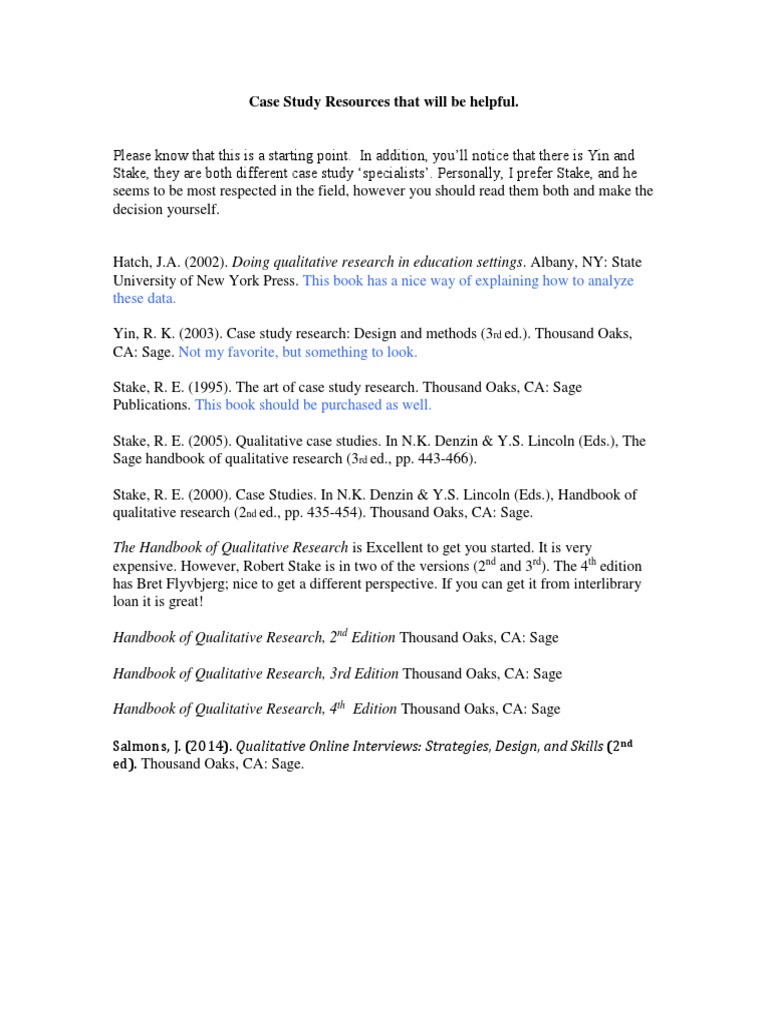 Case Study Text Resources | PDF