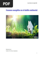 Reporte Consumo Energético en El Ámbito Residencial