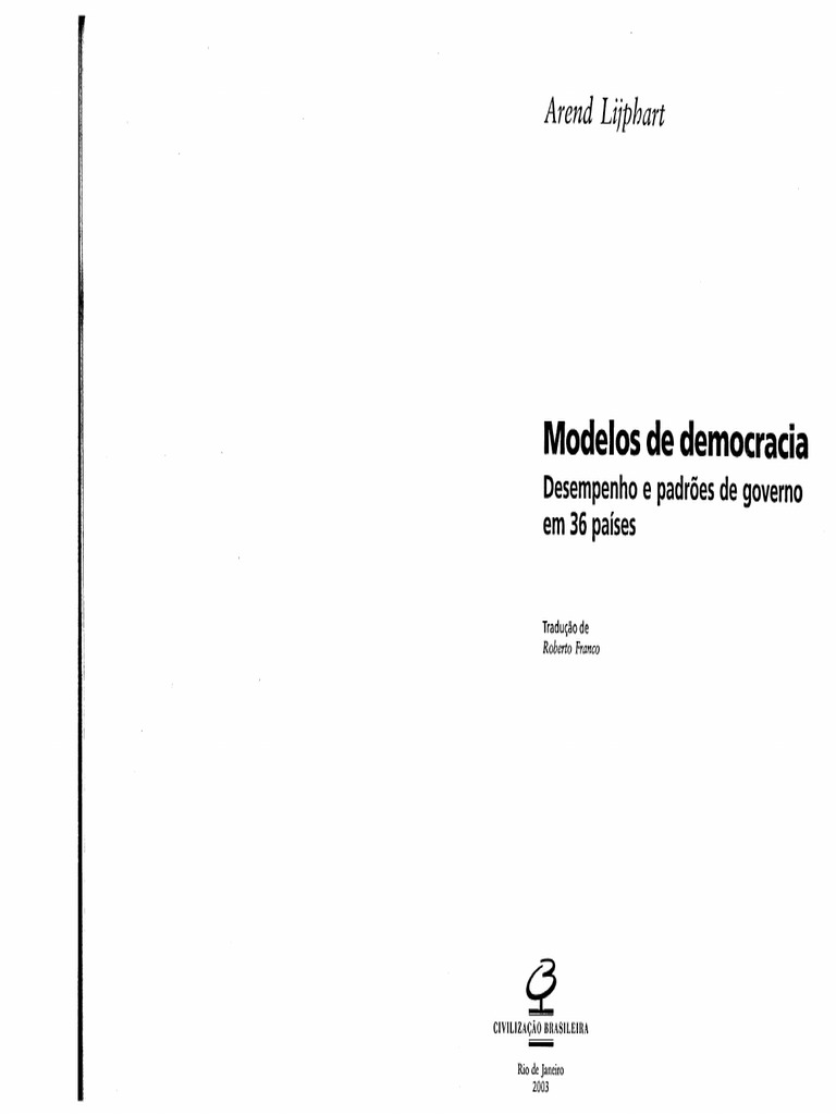 Lijphart 2003 Modelos de Democracia 5