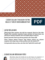 Cadar Dalam Tinjauan Fatwa Majlis Tarjih Muhammadiyah-1