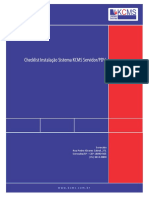 Checklist Instalacao e Configuracao KCMS ServidorPDV