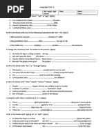 At-On - In:: Language Test:2