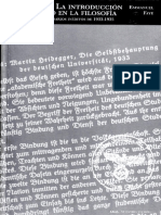 Faye Emmanuel Heidegger Introduccion Del Nazismo en La Filosofia PDF