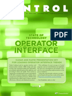 State of Technology Operator Interface 3