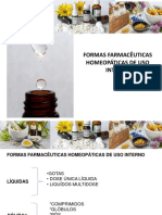 Formas Farmacêuticas de Uso Intenro