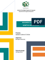 Genética Mendeliana: Resumen de conceptos clave