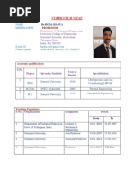 Curriculum Vitae-Professor 30-05-2018