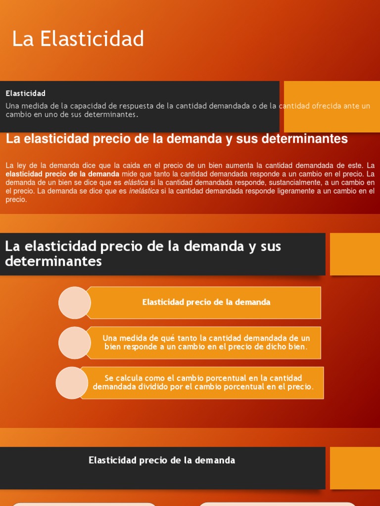 Elasticidad de la demanda y oferta | PDF | Elasticidad (economía) | La ...
