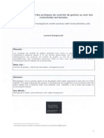 UE 2.4.2 Applications sectorielles et fonctionnelles du contrôle et de l’audit – Contrôle de Gestion Public (I.A.E Bordeaux M 2 DFCGAI)