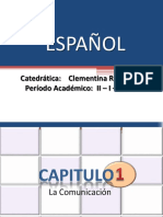 Español: Catedrática: Clementina Raudales Período Académico: II - I - 2011