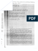 Howitt - 2013 - Ethics and Data Management in Qualitative Research