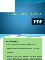 Depuracion de Creatinina